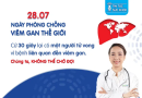 Hưởng ứng “Ngày Thế Giới phòng chống viêm gan 28/07”