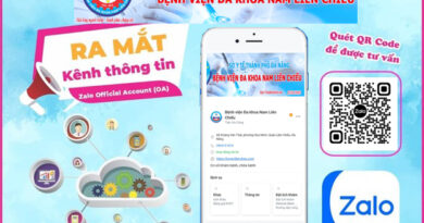 THÔNG BÁO KÊNH ZALO OA CỦA BỆNH VIỆN ĐA KHOA…
